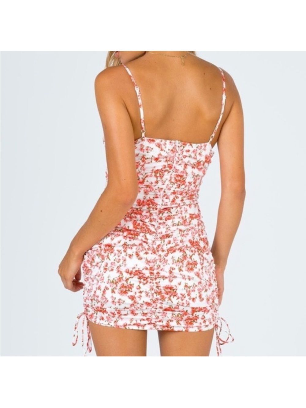 Princess Polly Caele Pink Floral Mini Dress | NWT Size 2 | Going Out Party - Picture 3 of 14